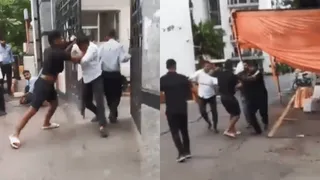 Men Go ‘Wild’ In Noida Society As They Fight Over Parking Issues; Netizens Call Reason ‘Common’ | Viral Video
